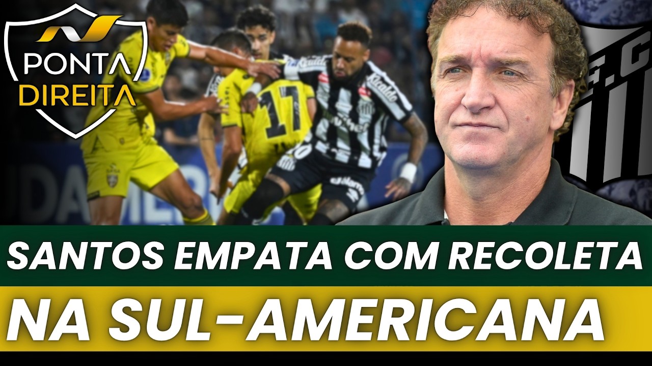 Santos decepciona novamente e empata com Recoleta no Paraguai