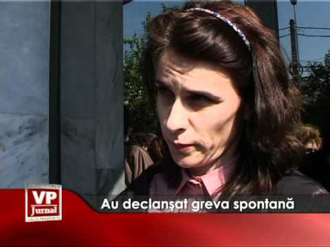 Au declansat greva spontana
