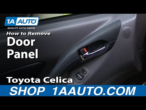 How To Remove Install Inside Door Panel 2000-05 Toyota Celica