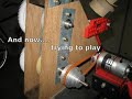 a home-made table tennis machine.