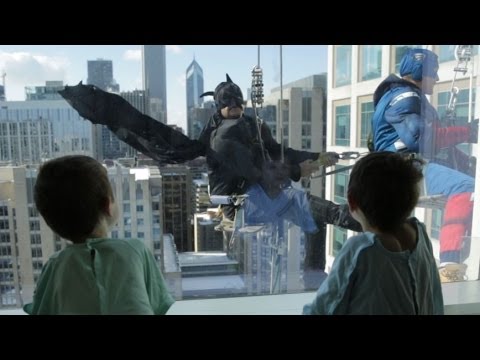 Super Heroes Send Kids Smiles