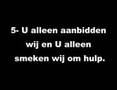 Koran Het Begin (Al-Faatihah)  ( Dutch )