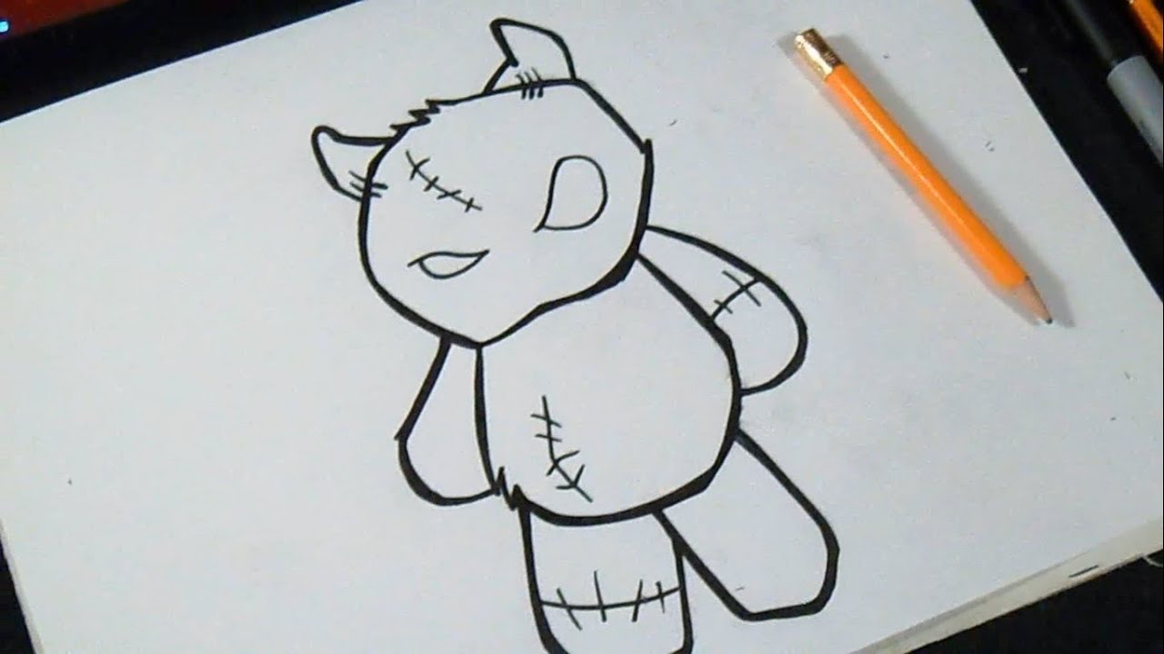 como desenhar ursinho de pelúcia grafite tubemp3