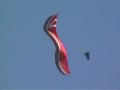Paragliding - One-sided collapse with paraglider Paragliding - One-sided collapse with paraglider