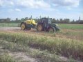 John Deere 7820, 6410, 732 permetezés / spraying with john deeres
