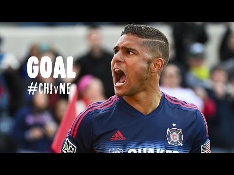 Video: GOAL: Quincy Amarikwa enters beast mode to give the Fire the lead | CHI vs. NE