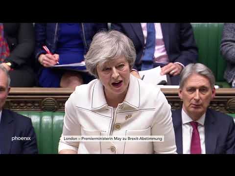 Finales Statement von Theresa May im britischen Unterhaus ber das Brexit-Abkommen am 14.01.19