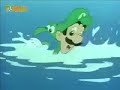 LUIGI SWIMS FOR DEAR LIFE WHILST UNFITTING MUSIC PLAYS LUIGI SWIMS FOR DEAR LIFE WHILST UNFITTING MUSIC PLAYS