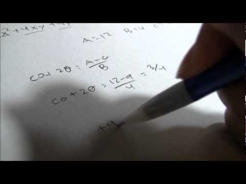 how to eliminate xy term