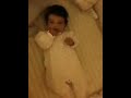 Sofija in bed playing