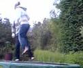 Riki And Matchu On Trampoline (Funny!)