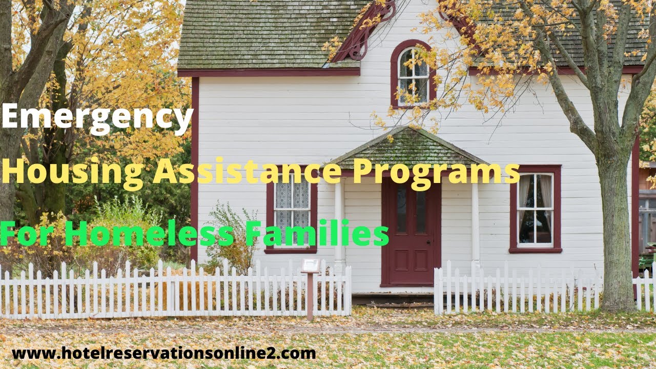 Emergency Housing Assistance Programs For Homeless in 2020