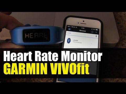 how to sync garmin vivofit