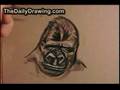 Painting an Ape (Time Lapse)