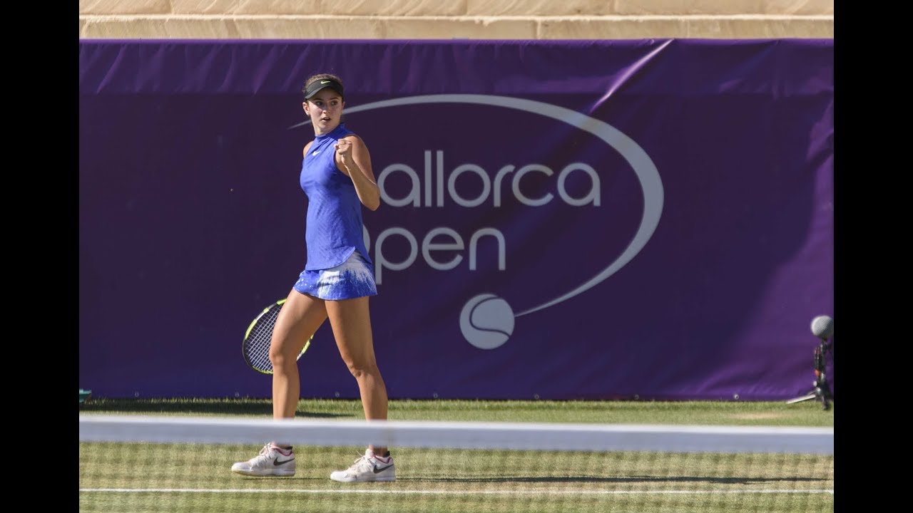 Baseline: CiCi Bellis showed shot-making talent in Mallorca