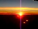 Levee du soleil dans les airs