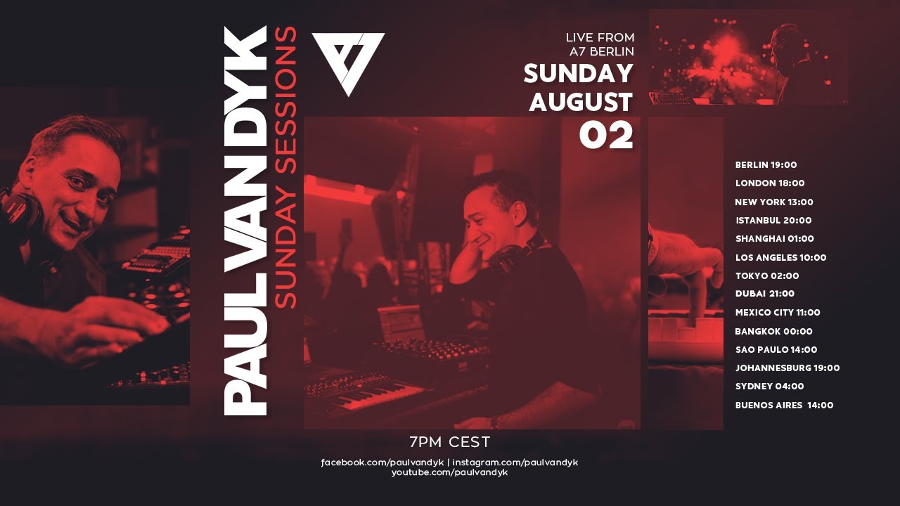 Paul van Dyk - Live @ Sunday Sessions #21 x ASeven Club Berlin 2020