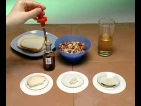 how to perform iodine test for starch