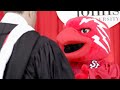 Click here to watch this video St. John's Coach Steve Lavin Speaks to Newest Graduate....Mascot Johnny Thunderbird