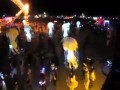 Dj Shakey set on the Janky Barge art car at the Burning Man Festival 2011