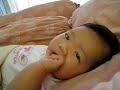 Kierana - 2 mo old... gagged by her own hand