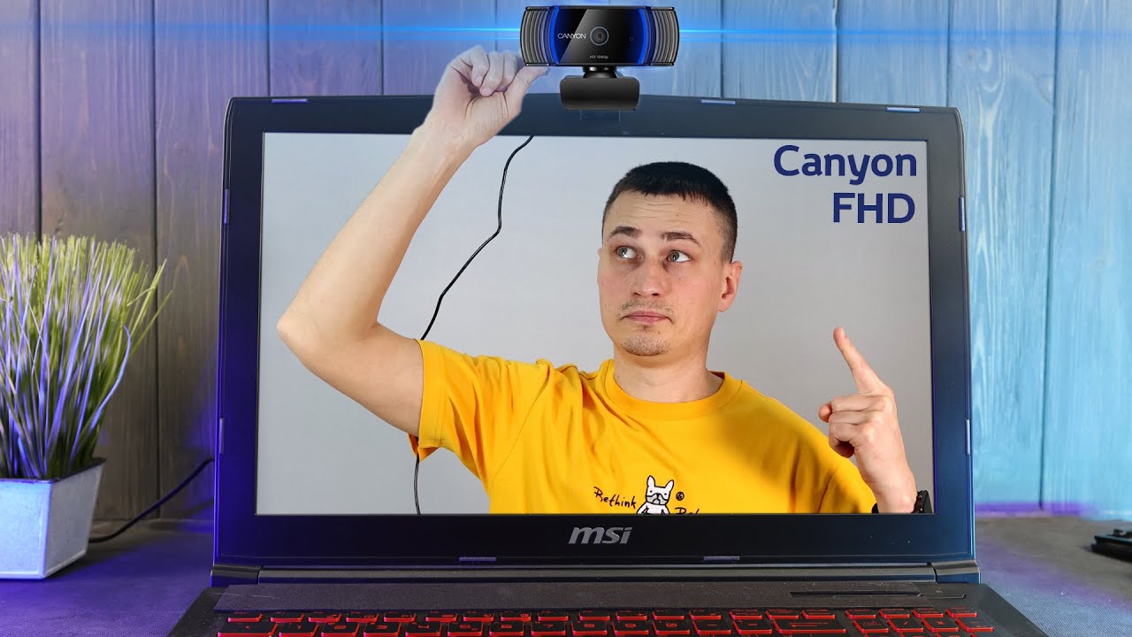 ЧТО МОЖЕТ FHD ВЕБ-КАМЕРА CANYON C5 для НОУТБУКОВ, КОМПЬЮТЕРОВ на УДАЛЕНКУ?