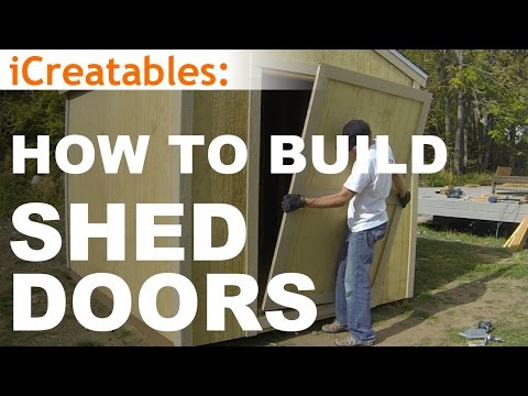 how to build a door for a shed