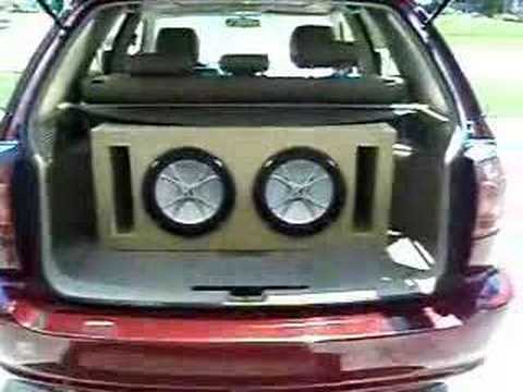 CVR 12" subwoofers and speakerbox