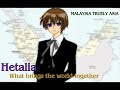 Hmm.. I have some spare time, might as well do a song that I was just addicted to.. right? :) Well, It will be very awkward doing a marukaite chikyuu for another country so I did it on my own country (Malaysia) Hetare Hetaliaa :) I accidentally deleted the lyrics file... sigh... guess I can't be pasting the lyrics here then :(..... I will paste the English translation for the parts I modified. The karaoke is gotten from 4Shared when I searched it in google. I thank the provider very much. I gain no money from doing this and the song Marukaite Chikyuu from the anime Hetalia belongs to their original producers. I only own my voice. Thank you. I remade the Lyrics Hey Hey Bapa Okane wo choudai Hey Hey IBU Hey Hey IBU Mukashi ni tabeta DURIAN no Ano NIOI ga wasurerarenain da Marukaite chikyuu Marukaite chikyuu Marukaite chikyuu Boku MALAYSIA Marukaite chikyuu PASANG MATA chikyuu Hyotto shite chikyuu Boku MALAYSIA Aa hitofude de mieru subarashii sekai Ore wa Zenbu wo Yatte Mitai NEGARAKU Ah Atsui Desu.. Ais Kacang Tabetai Na... Atsuix3 Marukaite chikyuu Marukaite chikyuu Marukaite chikyuu Boku MALAYSIA Marukaite chikyuu Hatto shite chikyuu Funzori kaette chikyuu Boku MALAYSIA Aa hitoyude de Okane yo Kasegu no RESHIPI (Hai.. Kueh Tiao ga RM3) Yume no CHAKKU zenkai da NEGARAKU HEIHEI Tauke KoloMee wo choudai tsuide ni TaukeNiao yude toite kudasai OIOI Encik (SELAMAT PAGI) HAIHAI CIKGU (Hayaku Obenkyo Suru Yo) Hey Hey Bapa Okane wo Choudai Hey Hey MAMA Hoi Hoi MAMA mukashi ni <b>...</b>