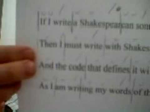 Iambic Pentameter