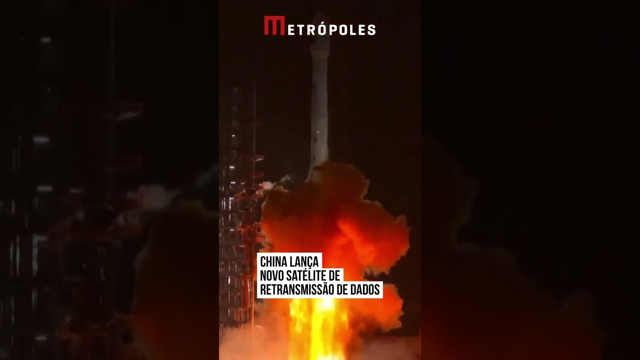 China lança novo satélite de retransmissão de dados