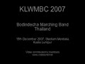 KLWMBC 2007 - Bodindecha Marching Band