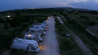 Sosta Camper Ostuni dall'alto