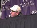 Todd Pletcher Addresses the Breeders' Cup Media