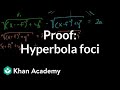 Proof: Hyperbola Foci