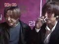 Kangta imitating Hye Sung when he drinks