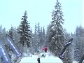 Extrem freestyle snowboard on Szeklerland