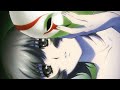 ni Sakebi no tane no naka Umareru mae no yami yomigaeran Erabu ga ii modoru no ka yuku no ka Moshimo watashi ga Seifukusha naraba Hito no kokoro Wasuresatte shimaeru darou ka Kanraku se yo Ja ni miiraretara massakasama ni Ochi yo Ja no tani bukaku Yorokobi wa urara ni Gekka sae saigo ni tadoritsuku wa Sokoi no tsuchi shizuka naru eiiki Daraku subeki toki saa sa karei ni Chi wo daki doku ni inshi Naraku e mukawan Kono yo no owari ni wa Hate ga nai to aa shiru ga ii Modae zakaru hibi ni ...