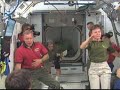 sts-123 - Endeavour/ISS CREW HATCH OPENING AND WELCOME CEREM