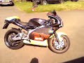 aprilia rs 125 jim lomas twin exhaust