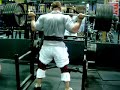 training dc style justin squats 585 for 8 deep reps!
