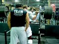 training dc style justin squats 585 for 8 deep reps!