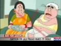Lalus cartoon hits small screen