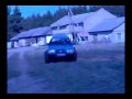 33x13 50 R15 Maxxis Mudzilla on the Subaru Leone