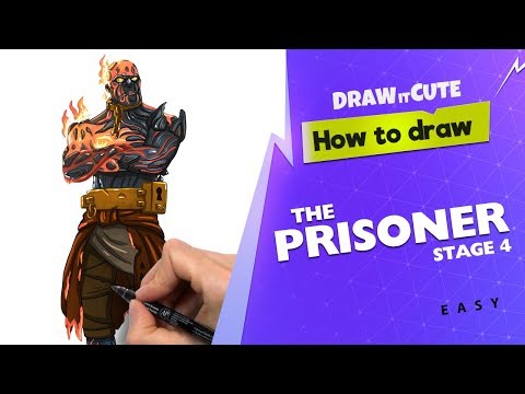 video-linktoworks-How to draw The Prisoner stage 4 | Fortnite Season 7 ...