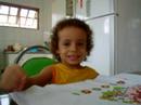 Rafael Augusto Fernandes Costa cantando