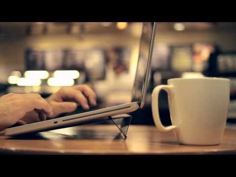 thinnest laptop - Learn more or purchase the AViiQ laptop stand at http://www.aviiq.com/ With a laptop stand at .25 inches thin, the world just got smaller. Designed with the ...