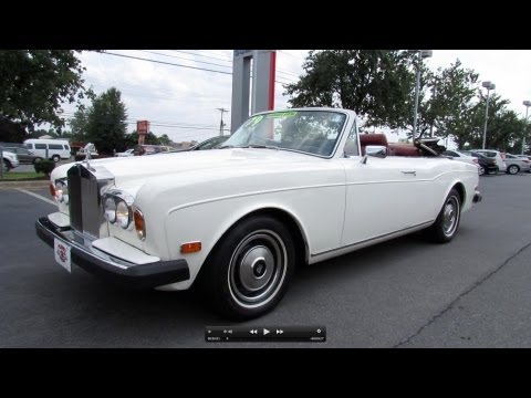 1979 Rolls Royce Corniche Convertible Start Up, Exhaust, and In Depth Review