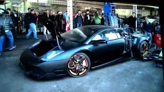 Video – La Policía deguabina un Lamborghini en Taiwan