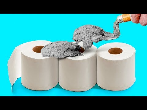 5 Minute Cement Crafts